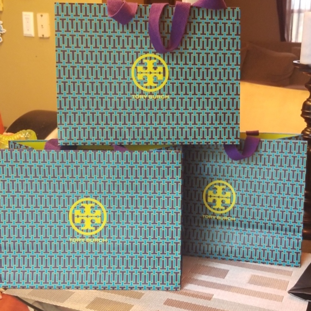Tory Burch shopping bags